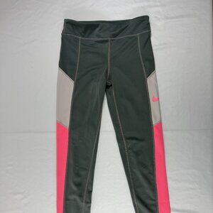 Nike Dri-Fit Athletic Leggings Grey, Pink, White Women's Medium